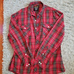 Urban Men slim fit plaid shirt, size L